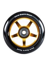 TBF Alloy Series Scooter Wheels - 5 Star (Gold Pair 2 x Wheels)