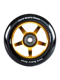 TBF Alloy Series Scooter Wheels - 5 Star (Gold Pair 2 x Wheels)