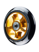 TBF Alloy Series Scooter Wheels - 5 Star (Gold Pair 2 x Wheels)