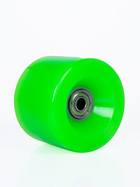 Edge Series Longboard Wheels Set of 4 70mm / 78A plus Bearings (Green)