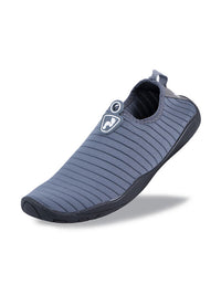 Two Bare Feet Slip On Adults Aqua Shoes (Grey)