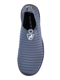Two Bare Feet Slip On Adults Aqua Shoes (Grey)