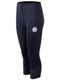 Two Bare Feet Womens Harmony 3mm Capri Wetsuit Pants (Black)