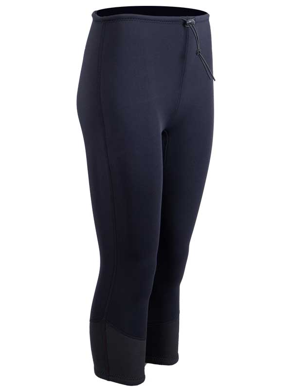 Two Bare Feet Womens Harmony 3mm Capri Wetsuit Pants (Black)
