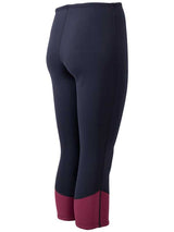 Two Bare Feet Womens Harmony 3mm Capri Wetsuit Pants (Black / Burgundy)