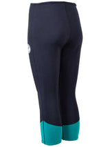 Two Bare Feet Womens Harmony 3mm Capri Wetsuit Pants (Black / Teal)