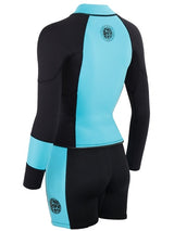 Two Bare Feet Harmony 3mm Jacket & Shorts Set (Black/Mint)
