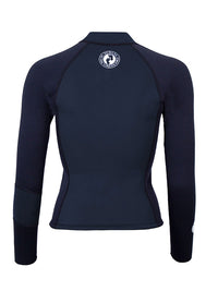 Two Bare Feet Womens Harmony 3mm Long Sleeve Wetsuit Jacket (Black)