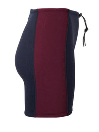 Two Bare Feet Womens Harmony 3mm Wetsuit Shorts (Black/Burgundy)