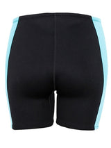 Two Bare Feet Womens Harmony 3mm Wetsuit Shorts (Black/Mint)