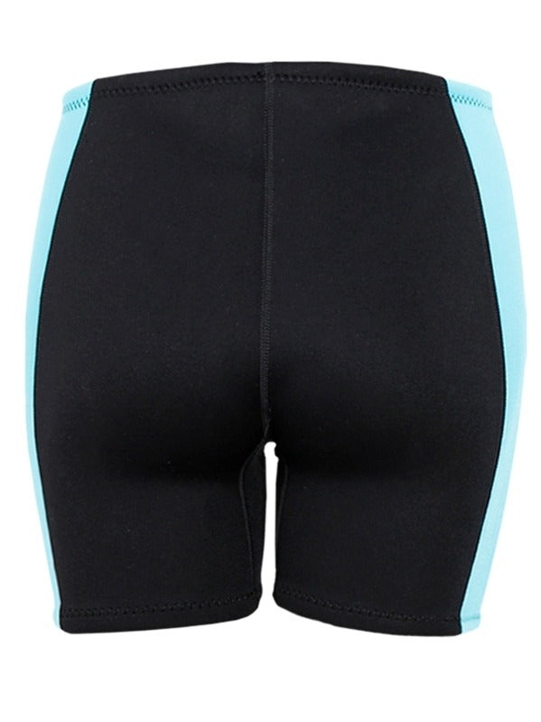 Two Bare Feet Womens Harmony 3mm Wetsuit Shorts (Black/Mint)