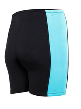 Two Bare Feet Womens Harmony 3mm Wetsuit Shorts (Black/Mint)