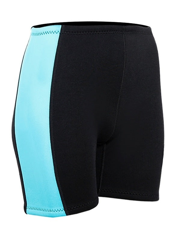 Two Bare Feet Womens Harmony 3mm Wetsuit Shorts (Black/Mint)