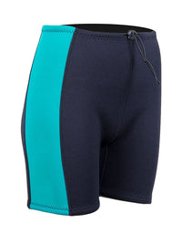 Two Bare Feet Womens Harmony 3mm Wetsuit Shorts (Black/Teal)
