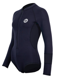 Two Bare Feet Harmony 2mm Superstretch Neoprene Womens One Piece (Black)