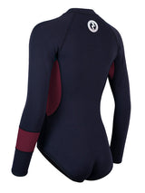 Two Bare Feet Harmony 2mm Superstretch Neoprene Womens One Piece (Black/Burgundy)