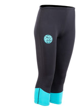 Two Bare Feet Harmony 3mm Jacket & Capri Pants Set (Black/Mint)