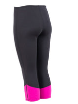 Two Bare Feet Harmony 3mm Jacket & Capri Pants Set (Black/Raspberry)