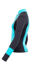 Two Bare Feet Womens Harmony 3mm Long Sleeve Wetsuit Jacket (Mint / Black)