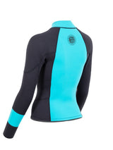 Two Bare Feet Womens Harmony 3mm Long Sleeve Wetsuit Jacket (Mint / Black)
