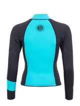 Two Bare Feet Womens Harmony 3mm Long Sleeve Wetsuit Jacket (Mint / Black)