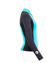 Two Bare Feet Womens Harmony 3mm Long Sleeve Wetsuit Jacket (Mint / Black)