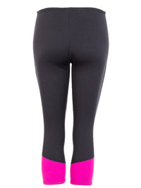 Two Bare Feet Womens Harmony 3mm Capri Wetsuit Pants (Black / Raspberry)