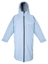 Kids Elemental Waterproof Lightweight Slimline Changing Robe (Ice Blue/Grey)