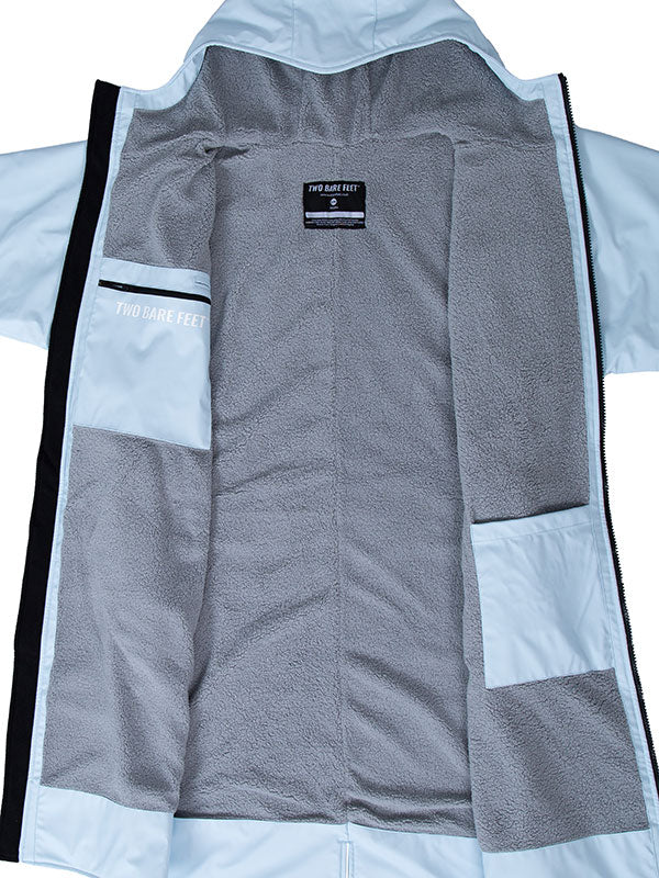 Kids Elemental Waterproof Lightweight Slimline Changing Robe (Ice Blue/Grey)