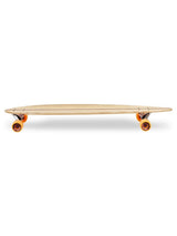 Two Bare Feet "The Chuck" 44in Bamboo Series Longboard Skateboard Complete (Orange Wheels)