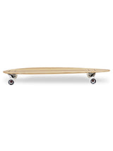 Two Bare Feet "The Chuck" 44in Bamboo Series Longboard Skateboard Complete (White Wheels)