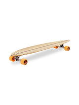 Two Bare Feet "The Chuck" 44in Bamboo Series Longboard Skateboard Complete (Orange Wheels)