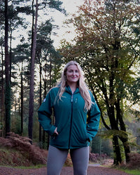Womens Sherpa Lined Waterproof Jacket (Sea Green/Sea Green)