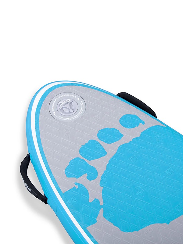 44" Surf Crew Inflatable Bodyboard - Board Only (Aqua)