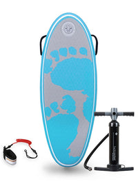 44" Surf Crew Inflatable Bodyboard - Basic Pack (Aqua)