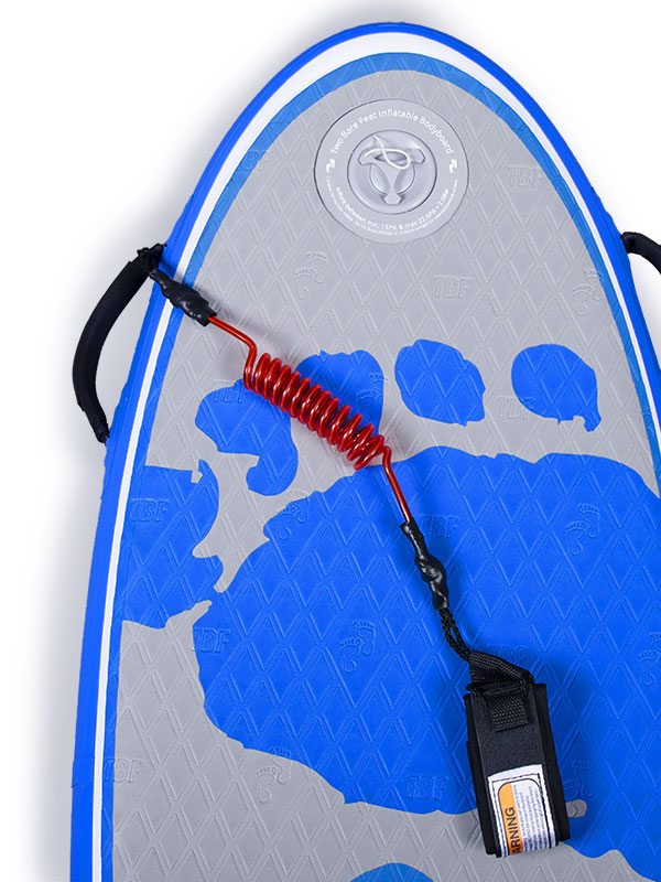 44" Surf Crew Inflatable Bodyboard - Starter Pack (Blue)