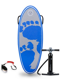 44" Surf Crew Inflatable Bodyboard - Basic Pack (Blue)