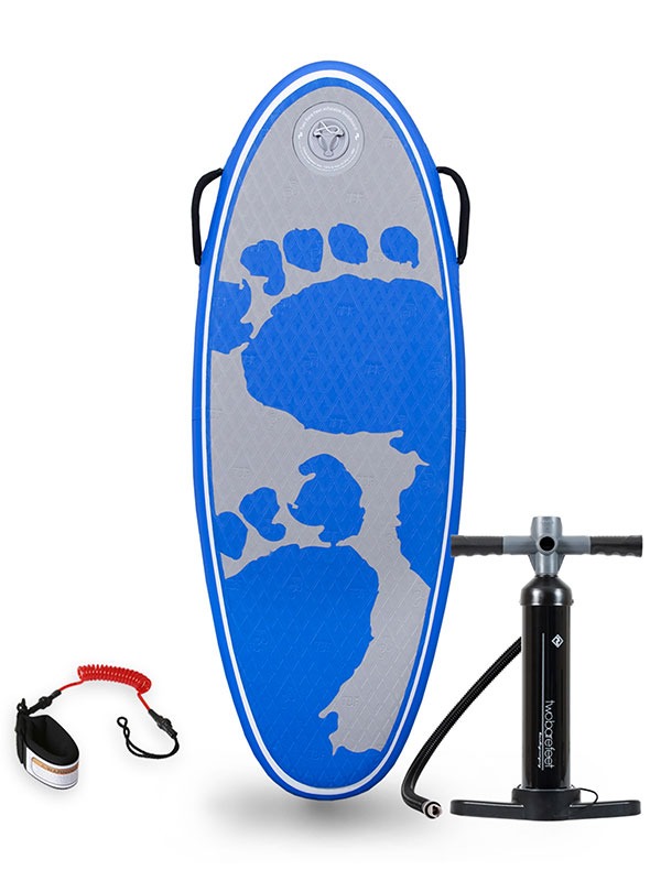 44" Surf Crew Inflatable Bodyboard - Basic Pack (Blue)