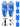44" Surf Crew Inflatable Bodyboard - Double Pack (Blue)