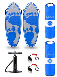 44" Surf Crew Inflatable Bodyboard - Double Pack (Blue)