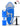 44" Surf Crew Inflatable Bodyboard - Starter Pack (Blue)
