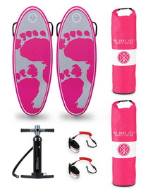 44" Surf Crew Inflatable Bodyboard - Double Pack (Pink)