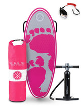 44" Surf Crew Inflatable Bodyboard - Starter Pack (Pink)