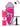 44" Surf Crew Inflatable Bodyboard - Starter Pack (Pink)