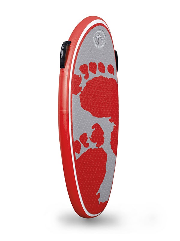 44" Surf Crew Inflatable Bodyboard - Starter Pack (Red)