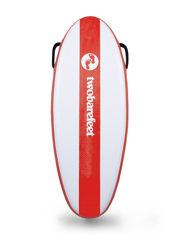 44" Surf Crew Inflatable Bodyboard - Starter Pack (Red)