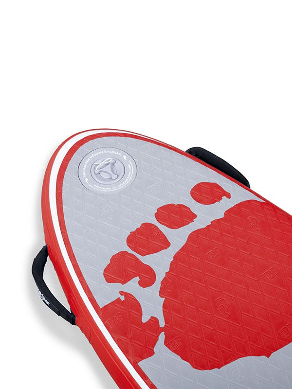 44" Surf Crew Inflatable Bodyboard - Board Only (Red)