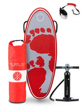 44" Surf Crew Inflatable Bodyboard - Starter Pack (Red)