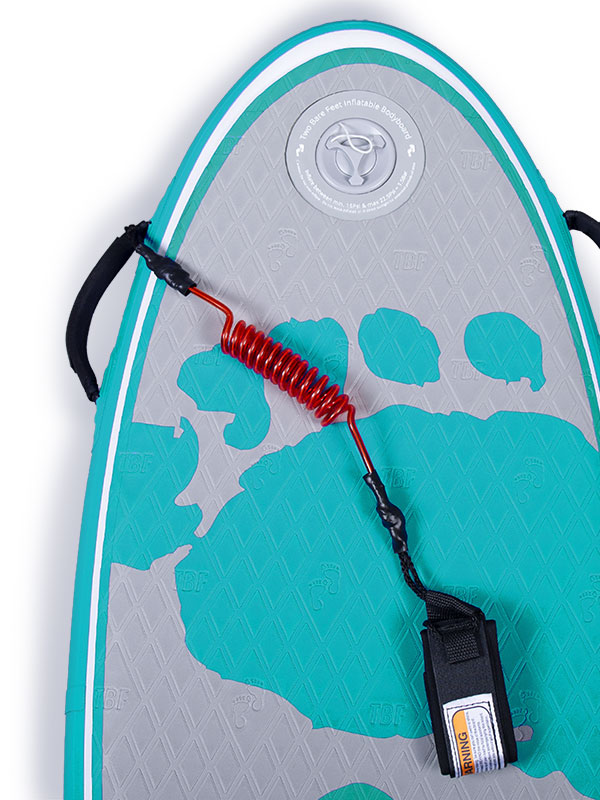 44" Surf Crew Inflatable Bodyboard - Basic Pack (Teal)
