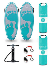 44" Surf Crew Inflatable Bodyboard - Double Pack (Teal)